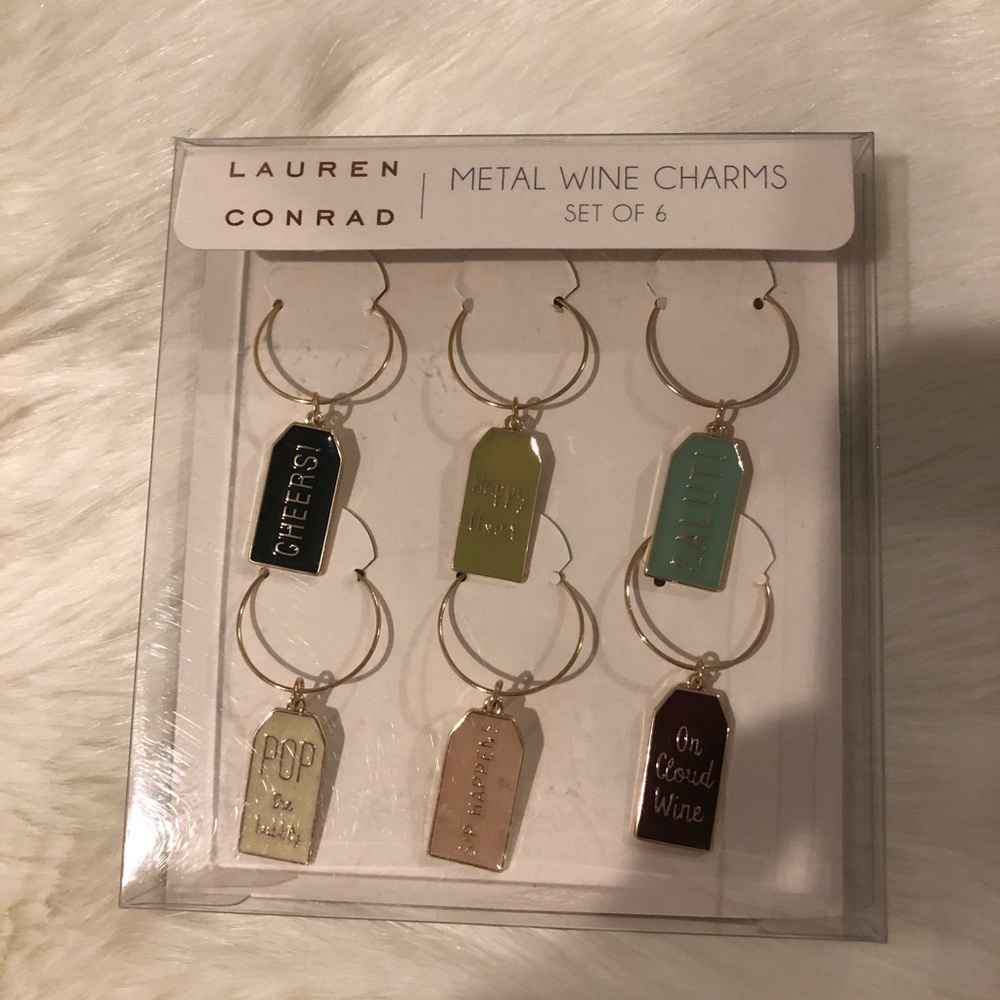 Lauren Conrad Wineglass Charms